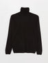 LC Waikiki Turtleneck Long Sleeve Men's Tricot Sweater